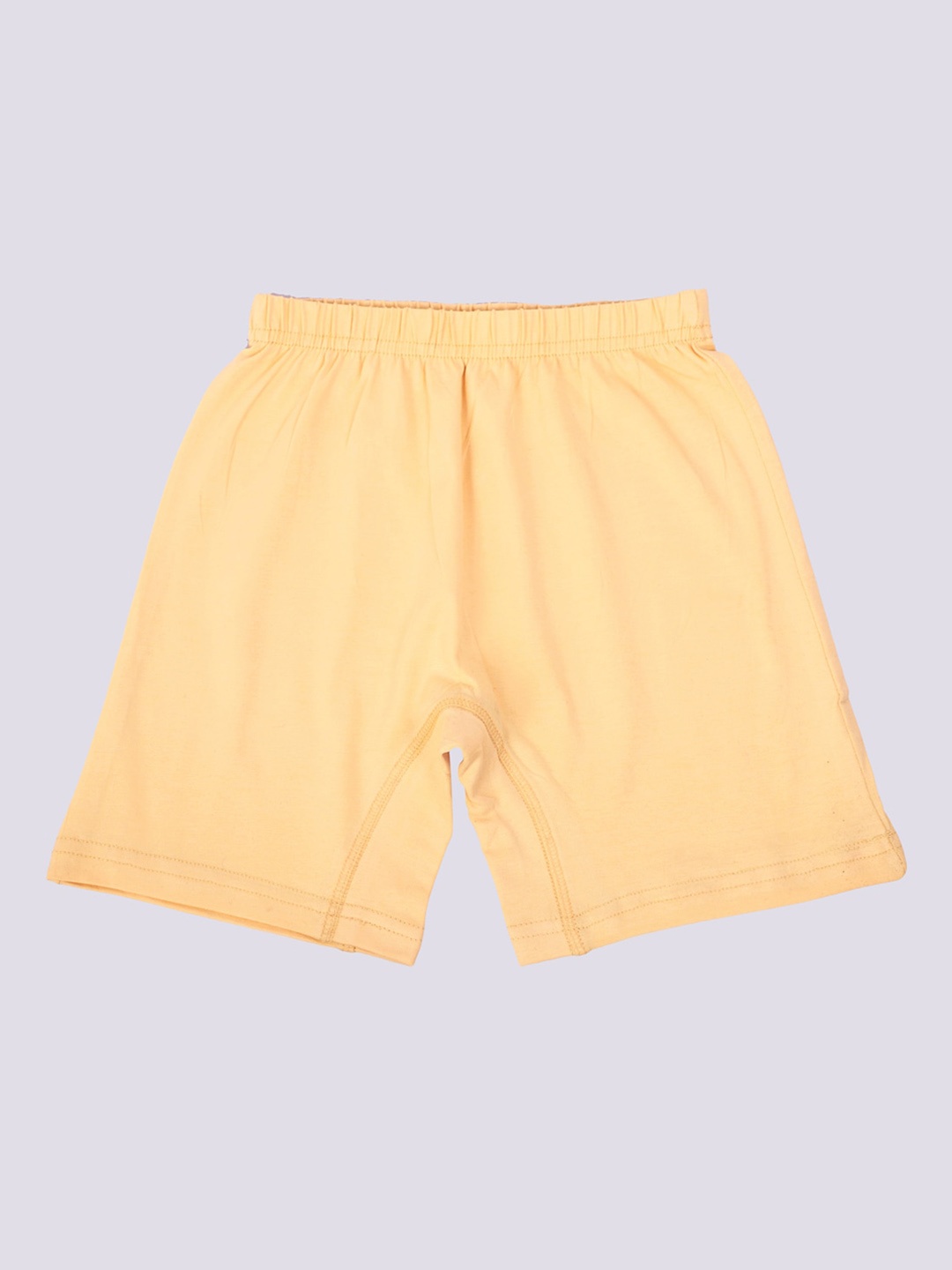 

YK Girls Yellow Cotton Biker Shorts