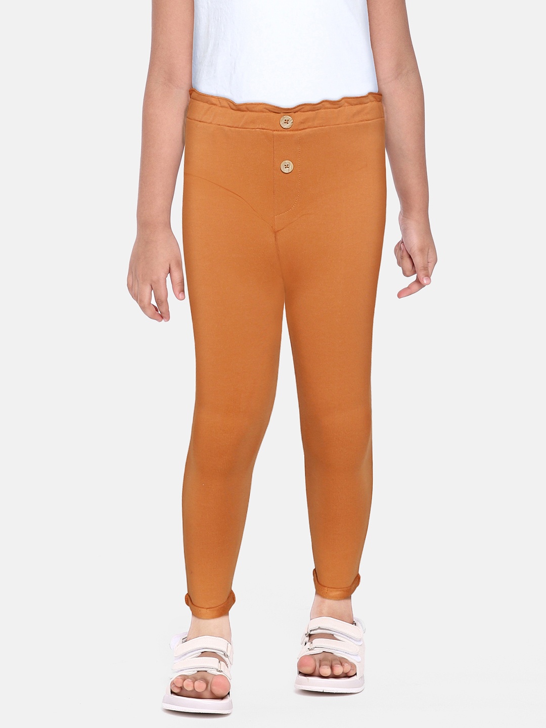 

DeFacto Kids Rust Brown Cotton Joggers