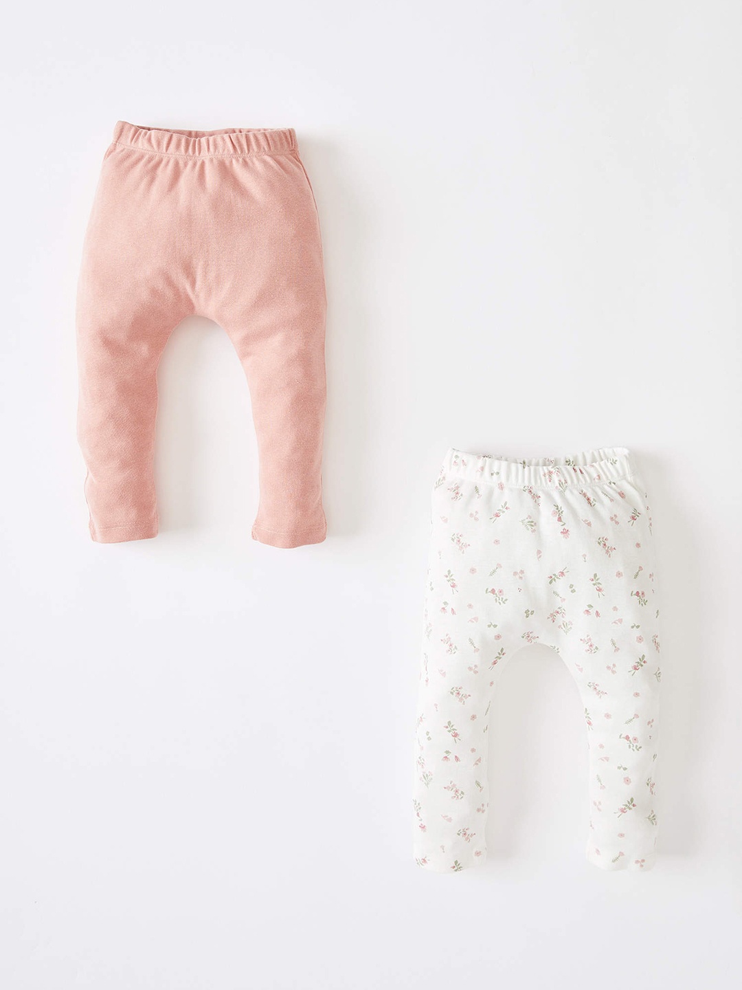 

Defacto Infant Girls Pack of 2 Pure Cotton Track Pants, Pink