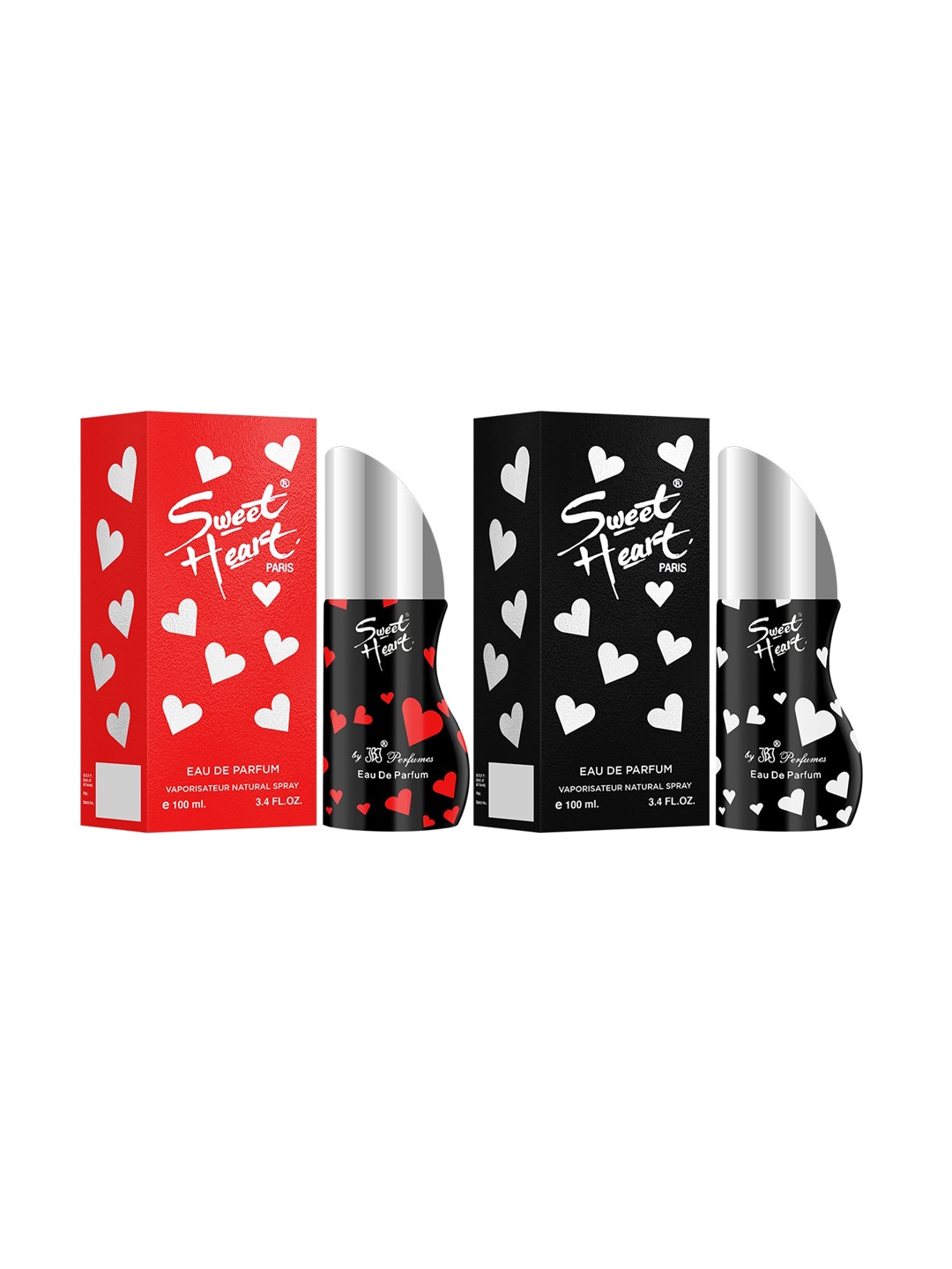 

Sweetheart Set of 2 Red & Black Eau De Perfume 100 Ml