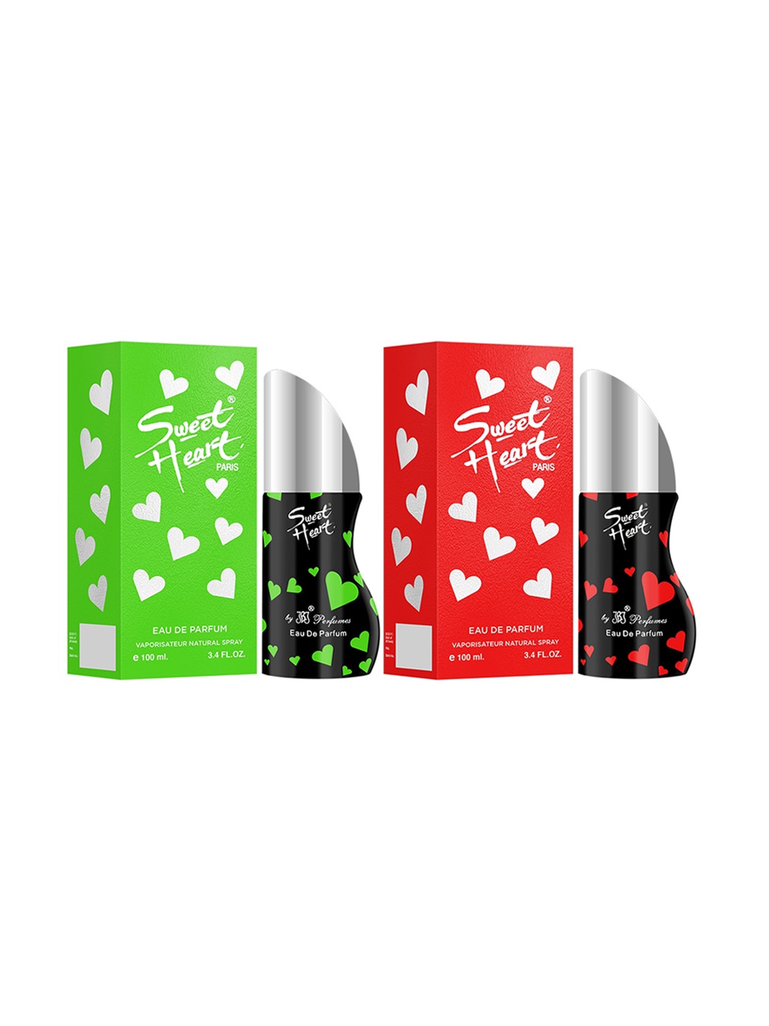 

Sweetheart Set Of 2 Eau De Perfume 100ml each, Green