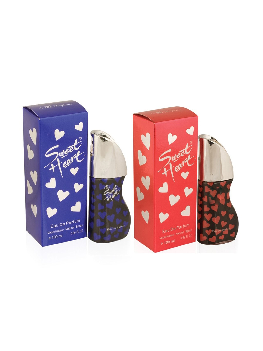 

Sweetheart Set of 2 Eau De Perfume 100 ml Each, Red