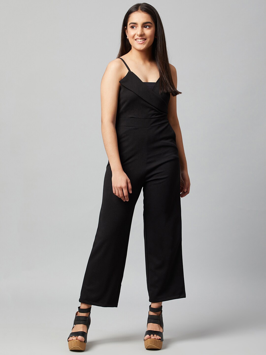 

Athena Girl Girls Black Basic Jumpsuit