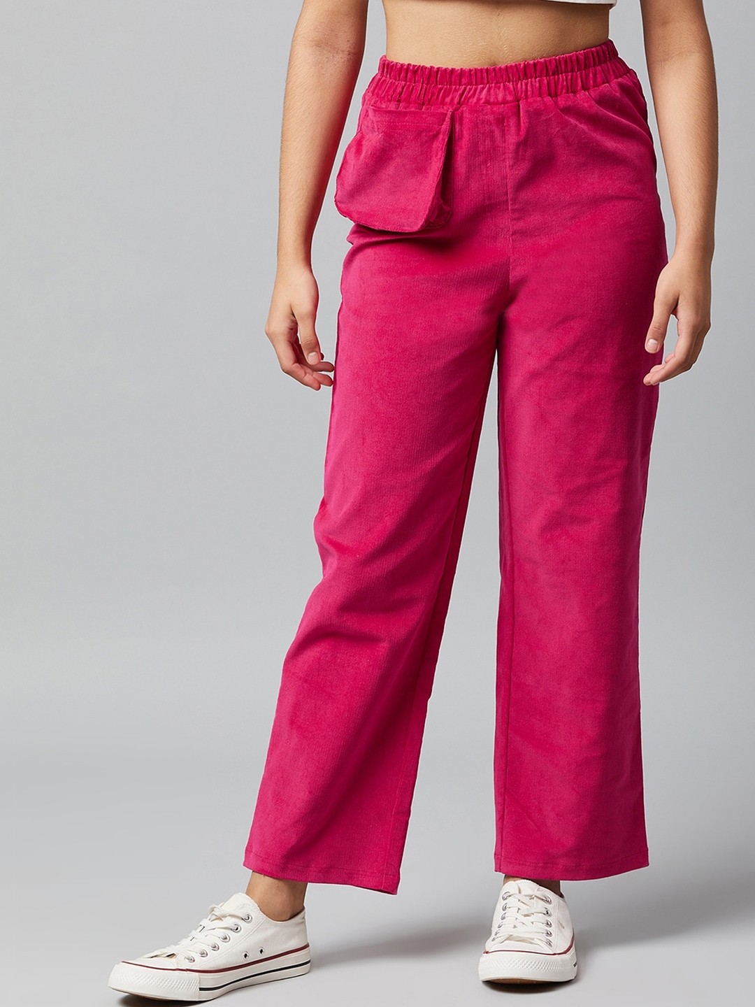 

Athena Girl Girls Fuchsia Easy Wash Corduroy Trousers