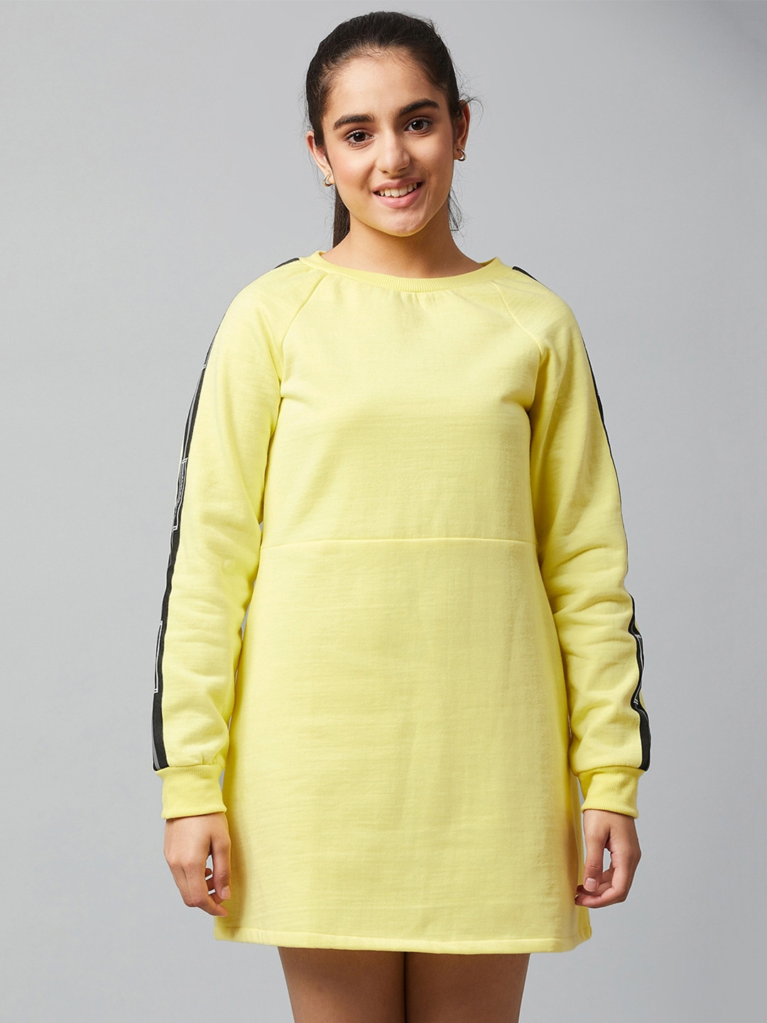 

Athena Girl Yellow A-Line Dress