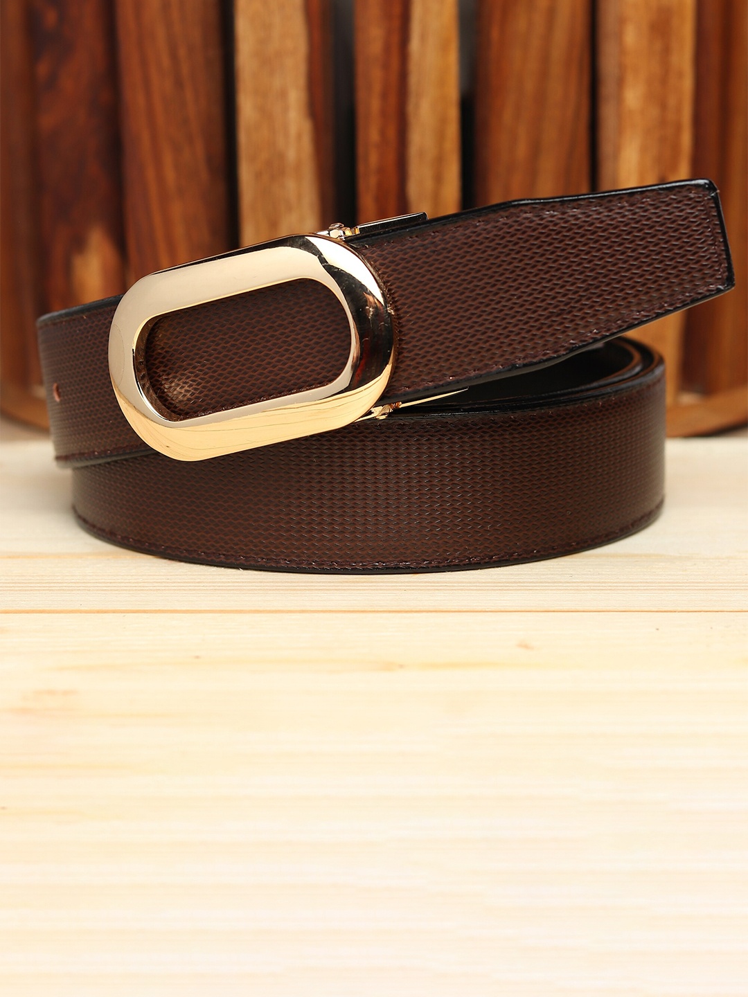 

Kastner Men Brown Textured Belt