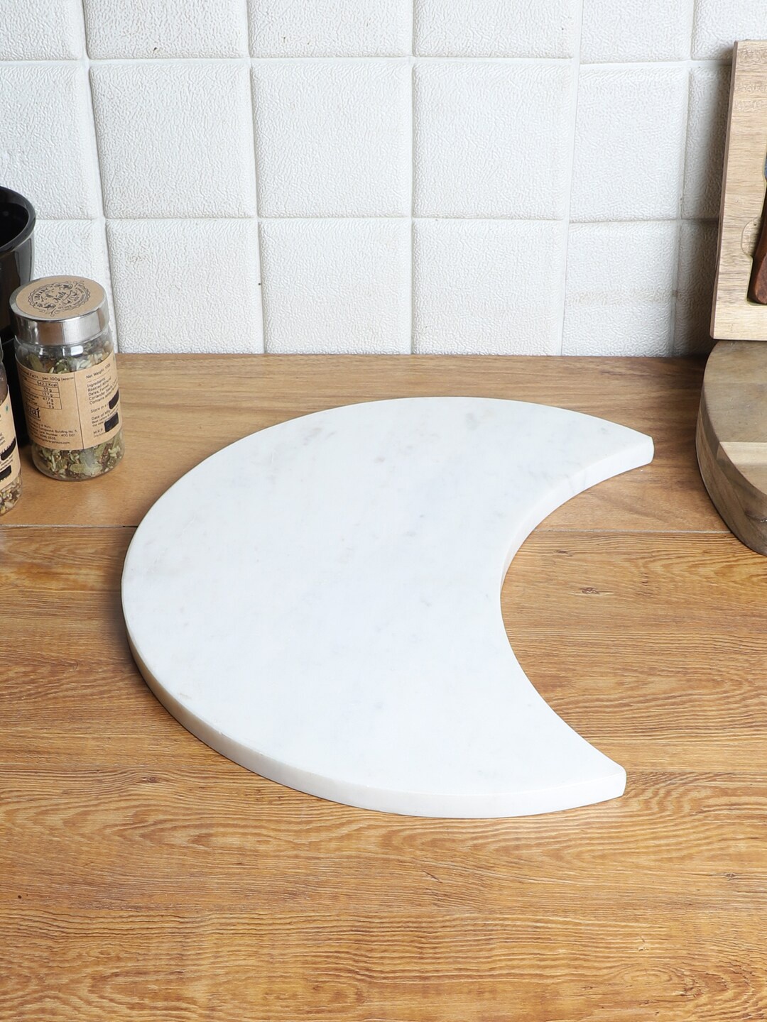 

NikkisPride White Solid Marble Serving Platter