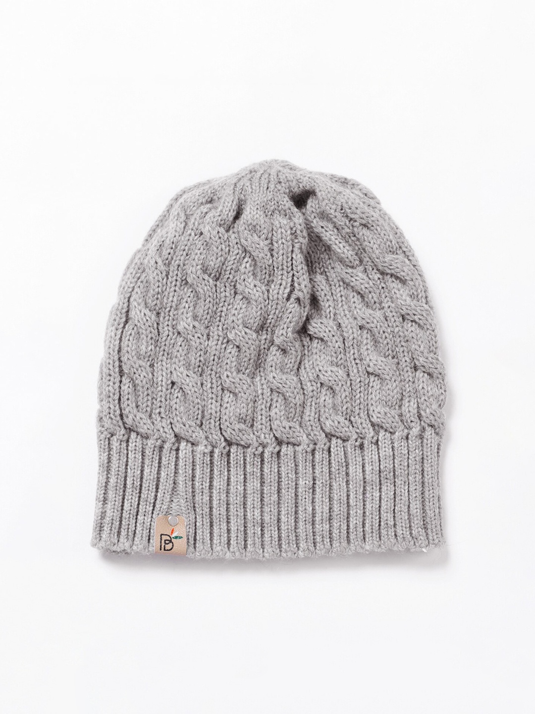 

Bharatasya Women Grey Acrylic Beanie