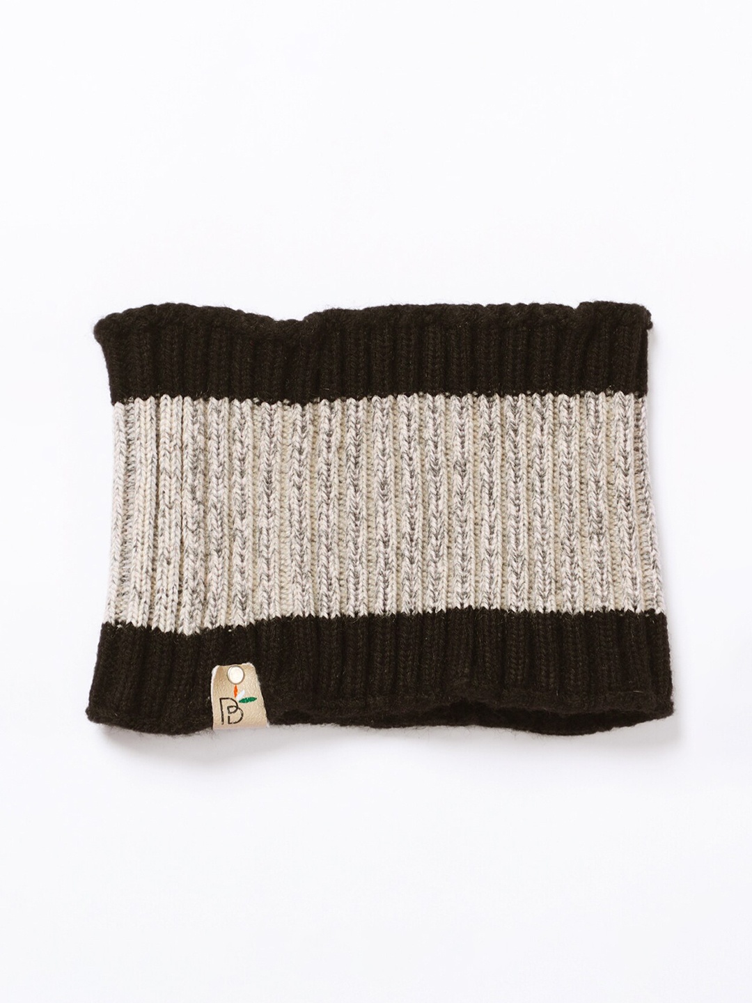 

Bharatasya Women Grey Self Design knitted Ski Headband