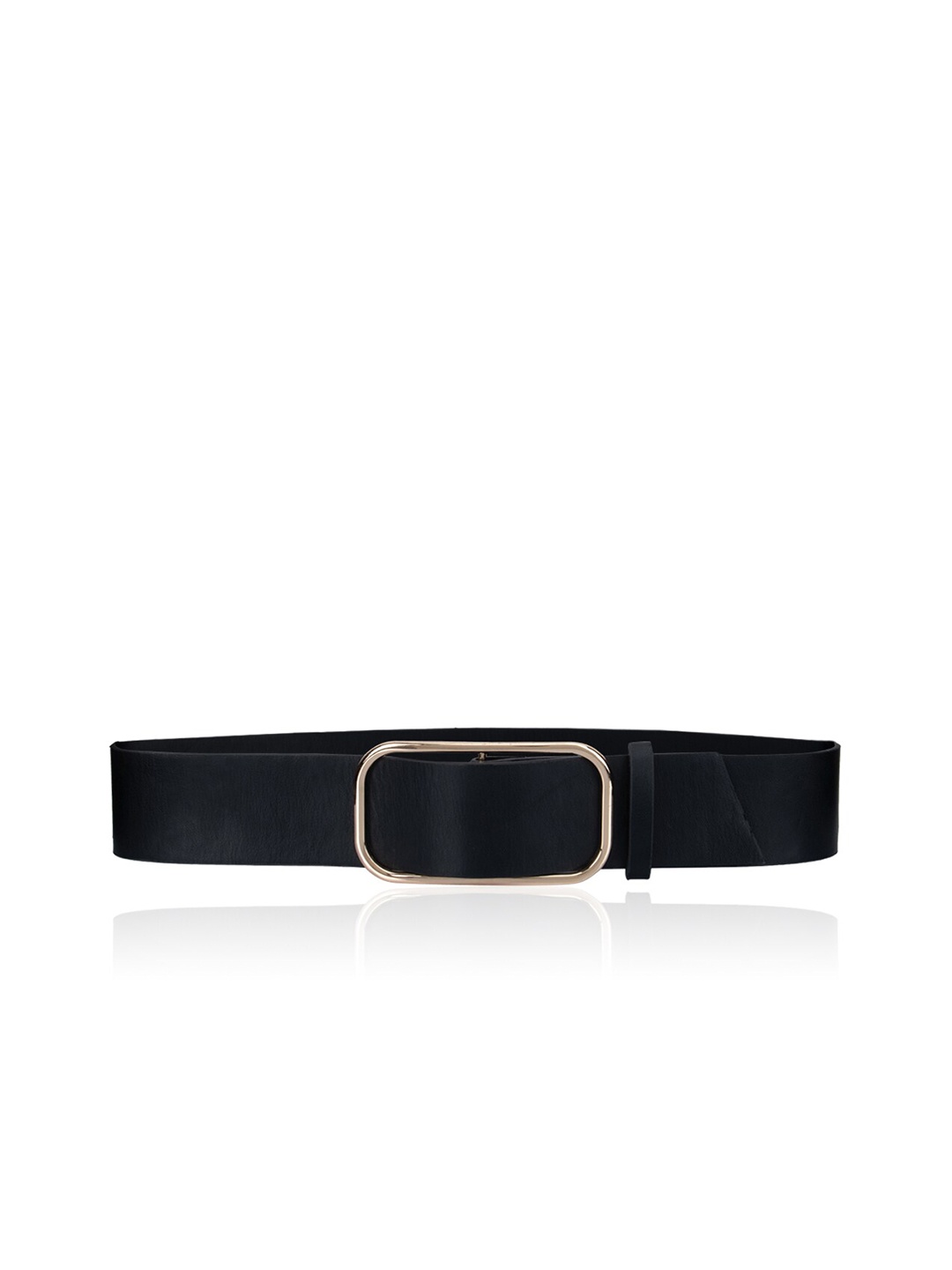 

Kazo Women Black Belt With Rectangular Buckle