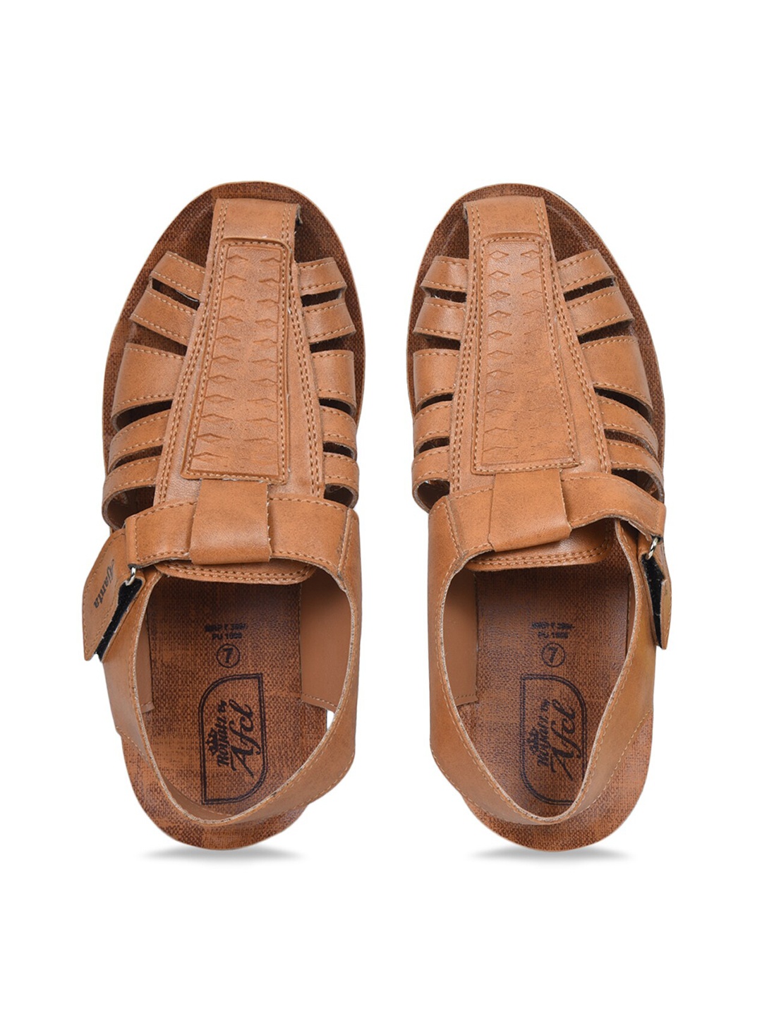 

Ajanta Men Brown Fisherman Sandals