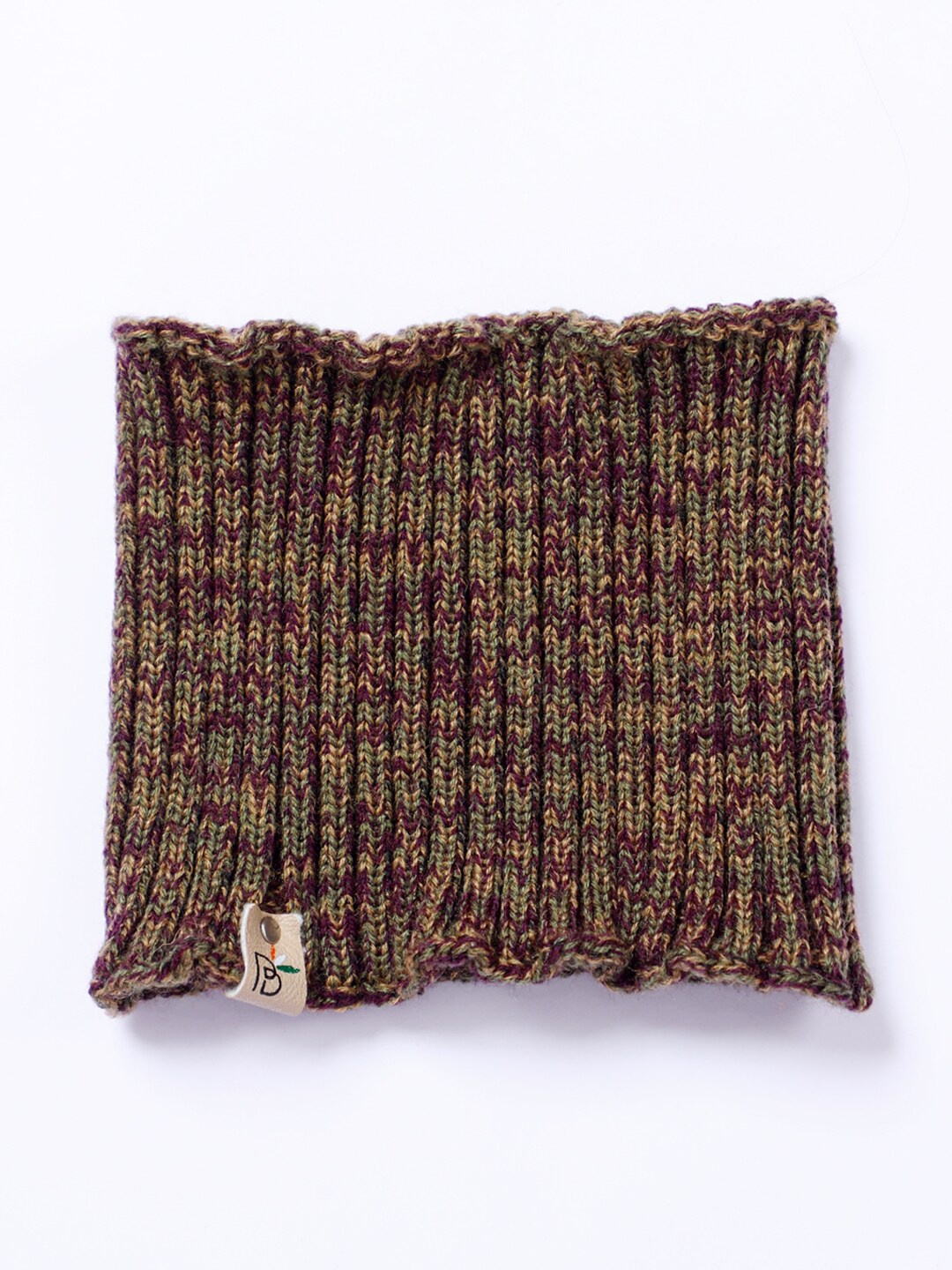 

Bharatasya Brown Ribbed Acrylic Ski Headband