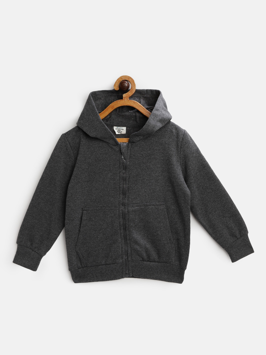 

DeFacto Boys Charcoal Grey Hooded Sweatshirt