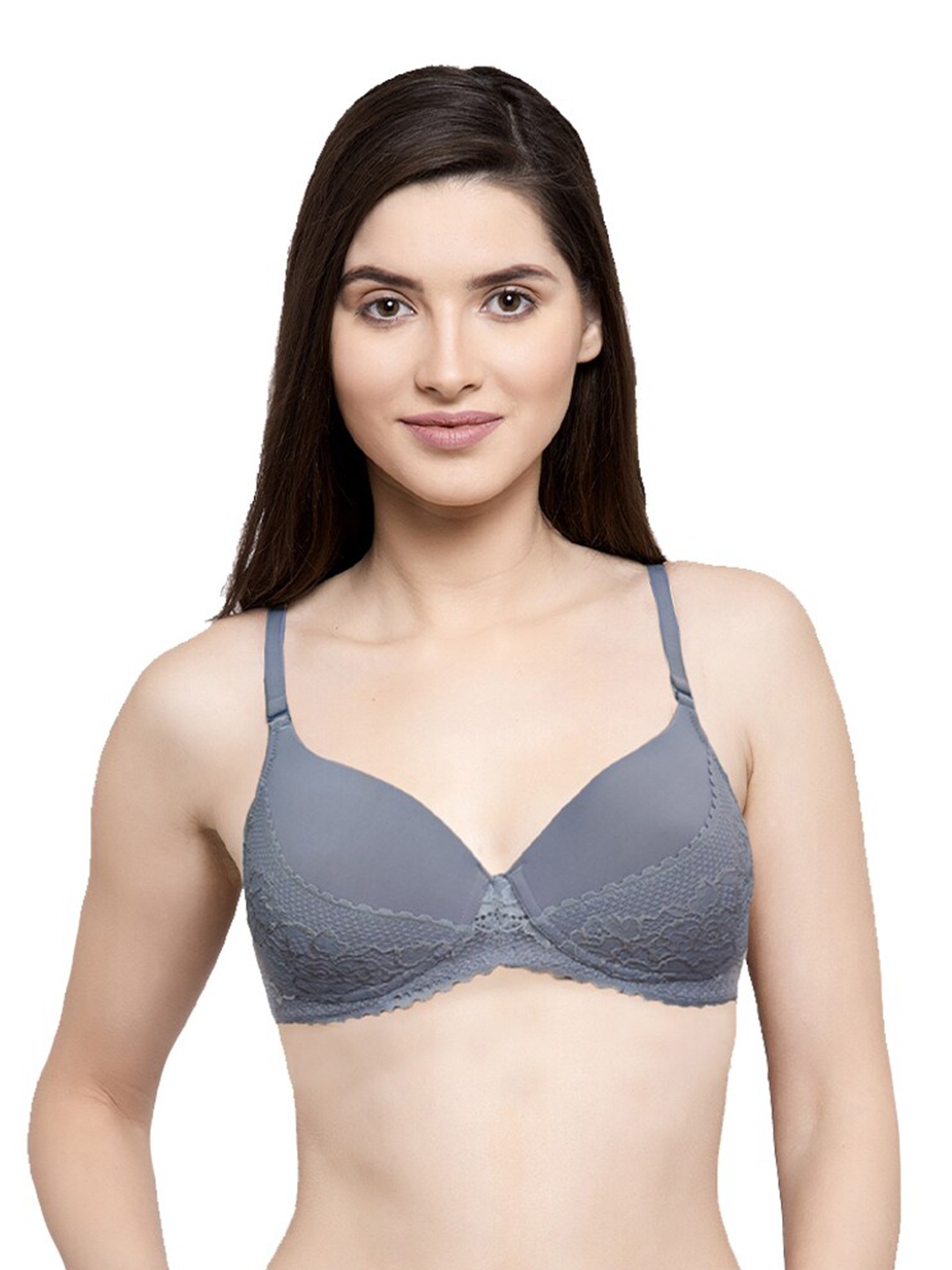 

GROVERSONS Paris Beauty Grey Bra Heavily Padded