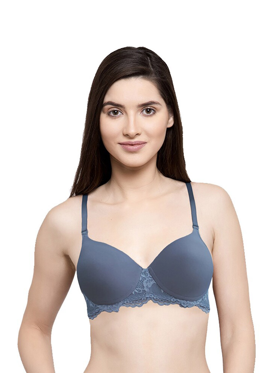 

GROVERSONS Paris Beauty Grey Bra Heavily Padded