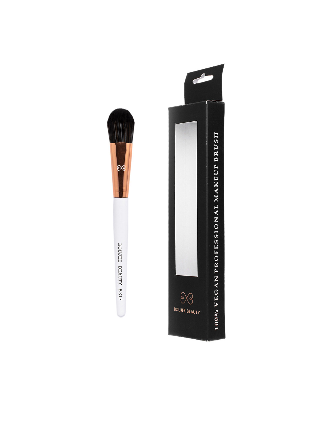 

BOUJEE BEAUTY Flat Foundation Brush- B317, White
