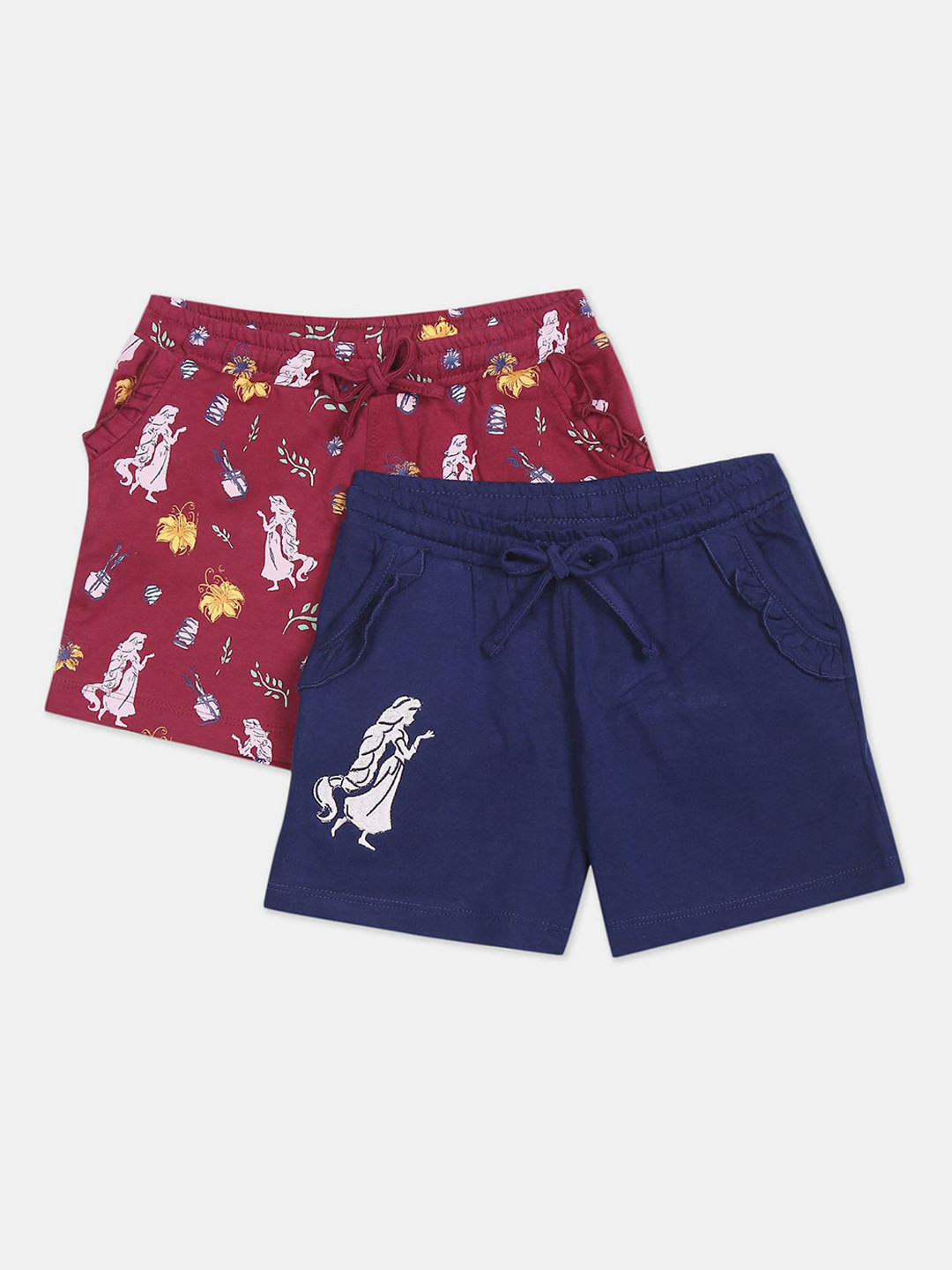 

Colt Girls Set of 2 Assorted Floral Printed Shorts