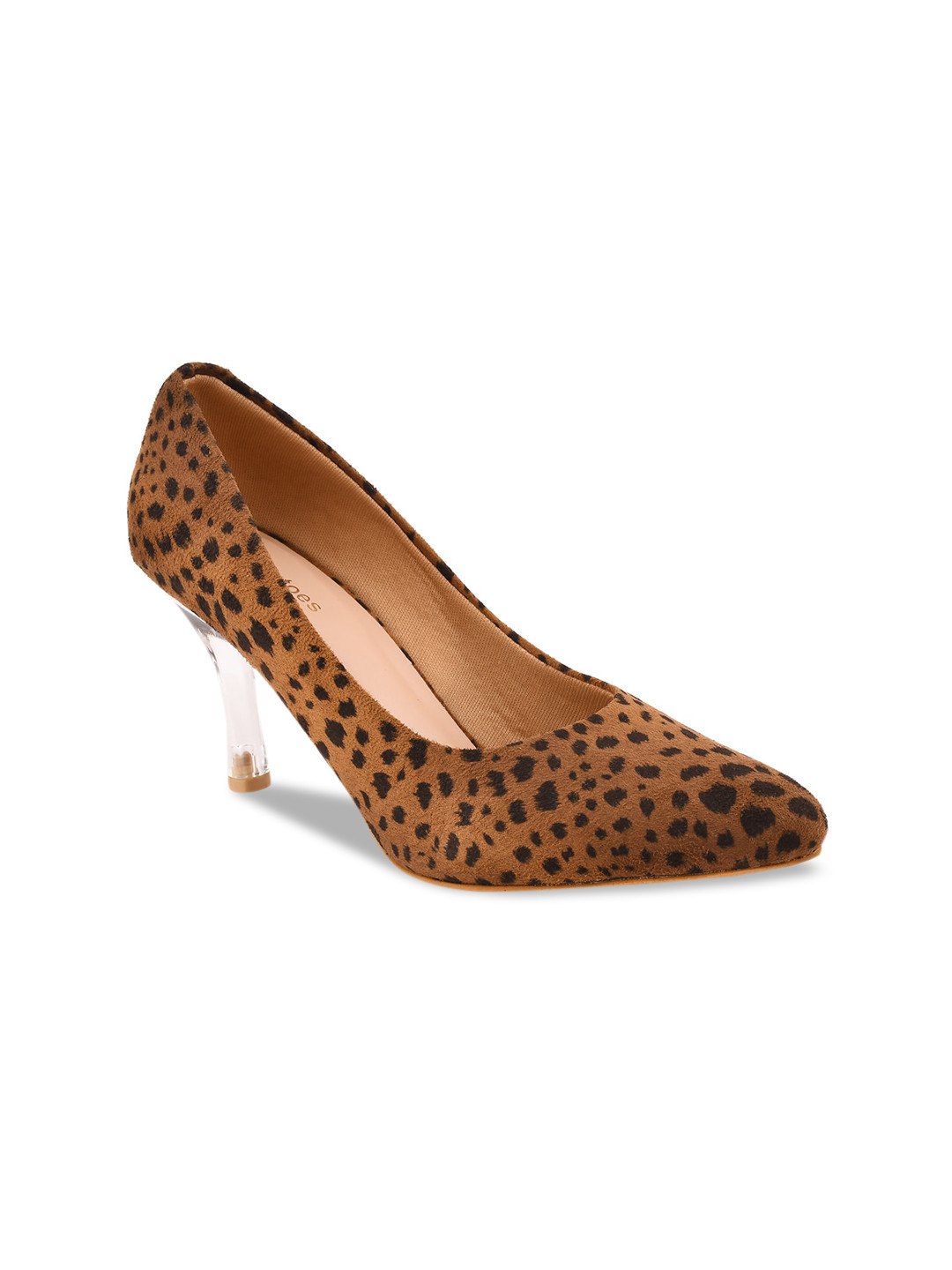 

Stelatoes Tan Animal Print Suede Pumps