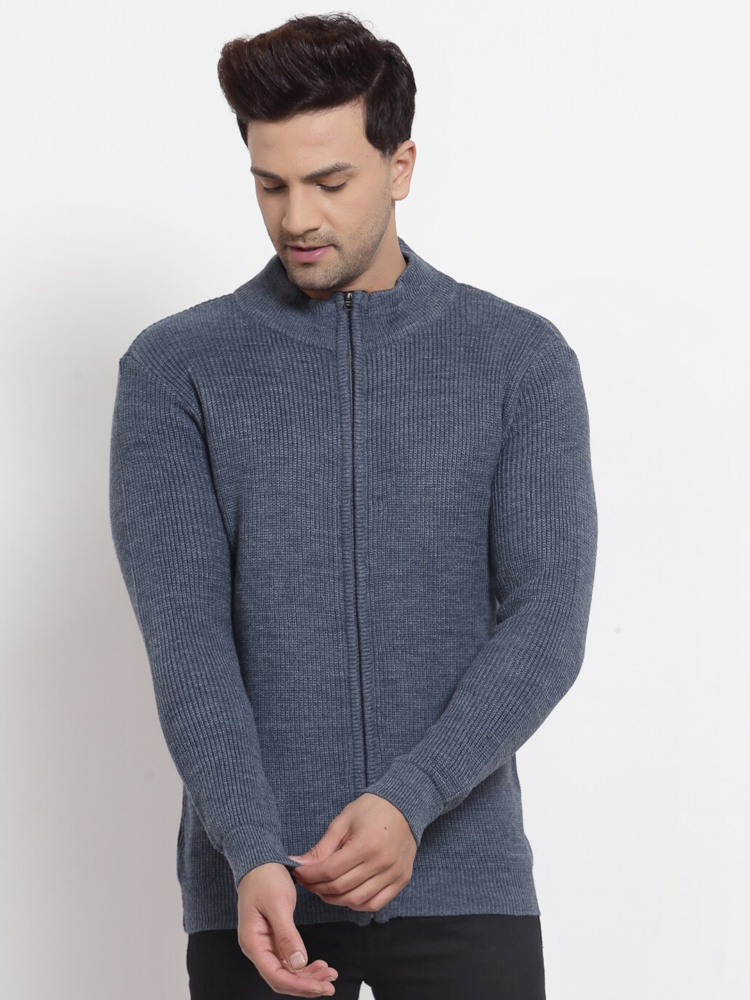 

Style Quotient Men Grey Cardigan