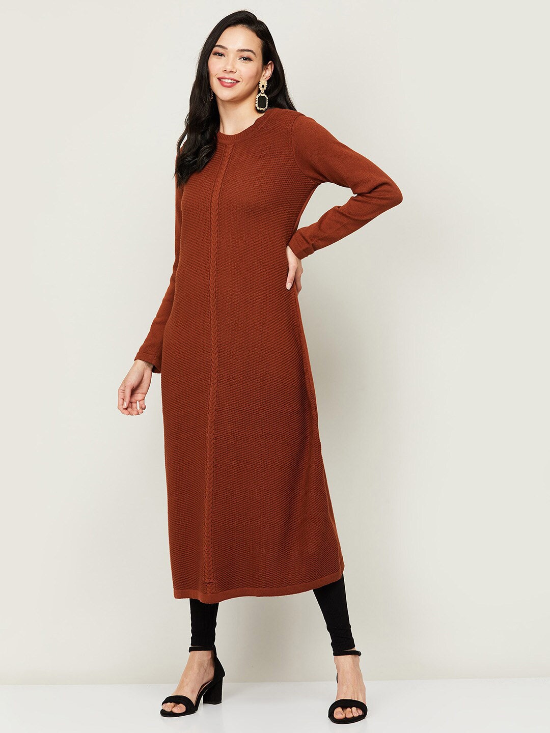 

Colour Me by Melange Women Rust Tunic