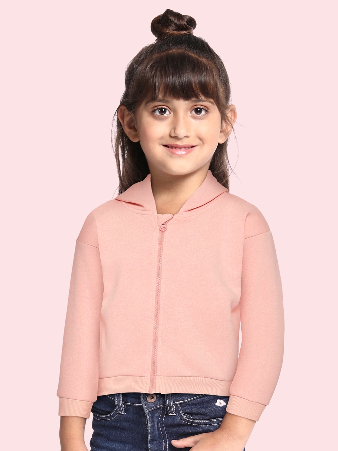 

DeFacto Girls Pink Hooded Sweatshirt