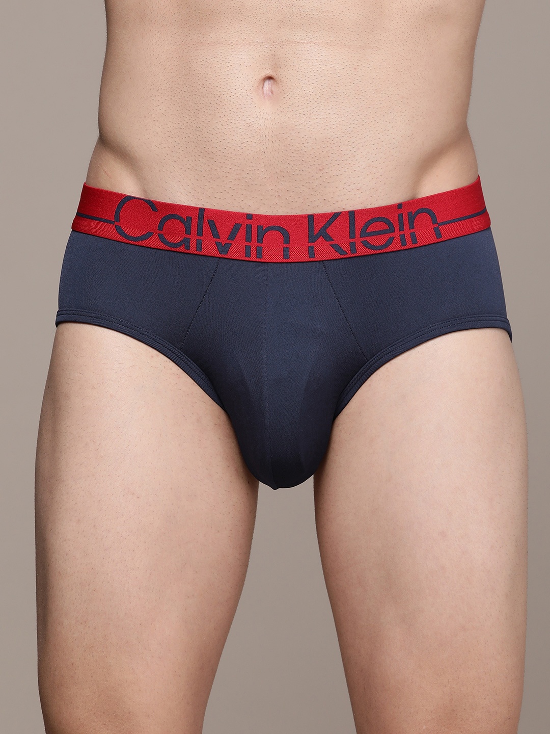 

Calvin Klein Underwear Men Navy Blue Solid Briefs- NB30338SB