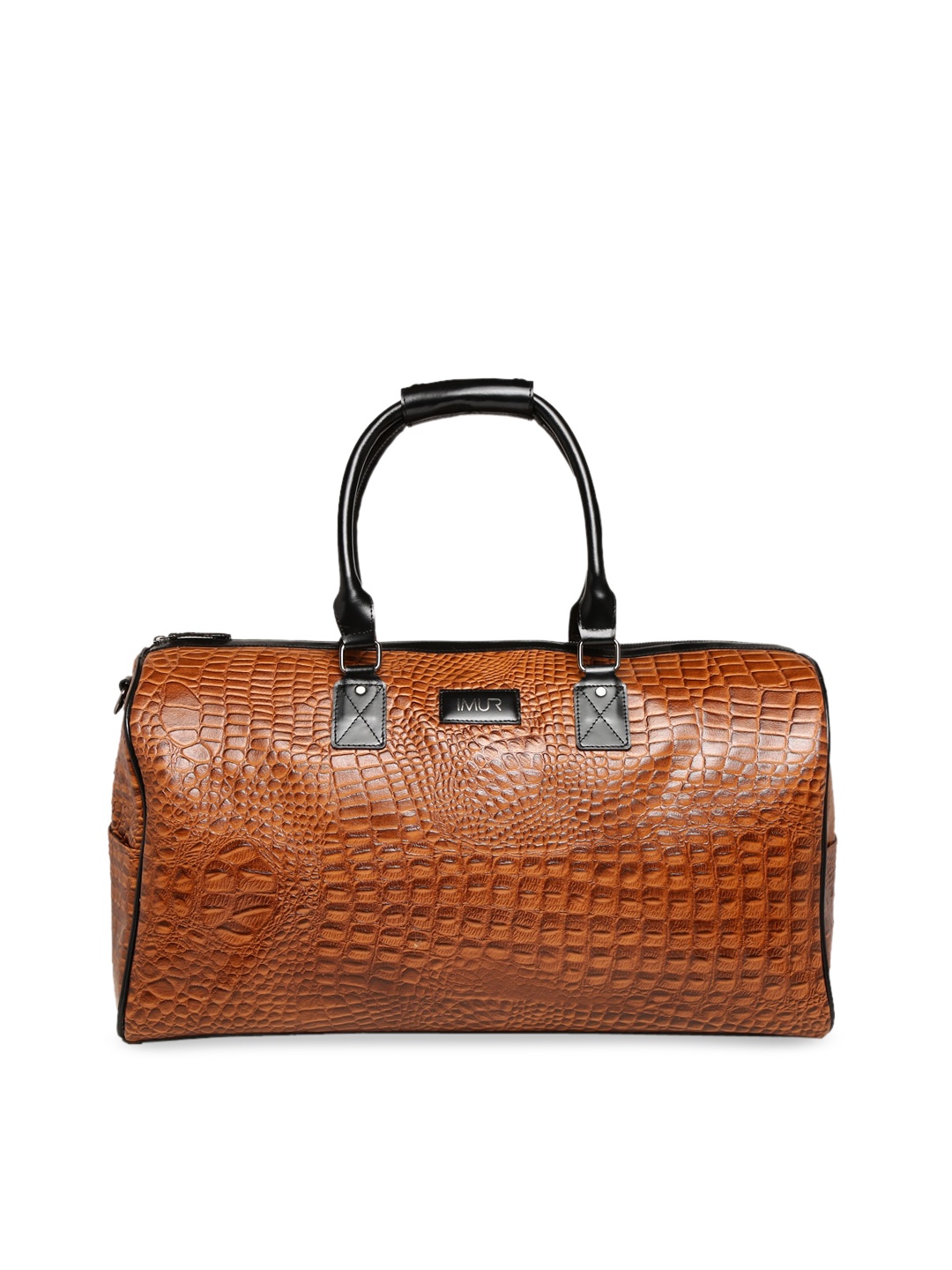 

IMUR Brown Leather Travel Duffel Bag