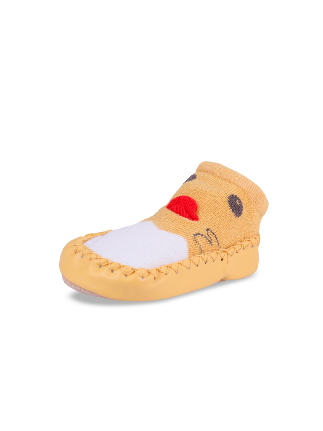 

Butterthief Yellow Printed Soft Booties