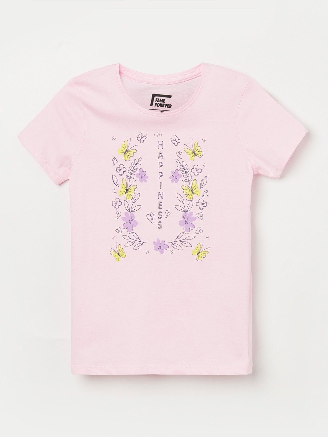 

Fame Forever by Lifestyle Girls Pink Printed Top