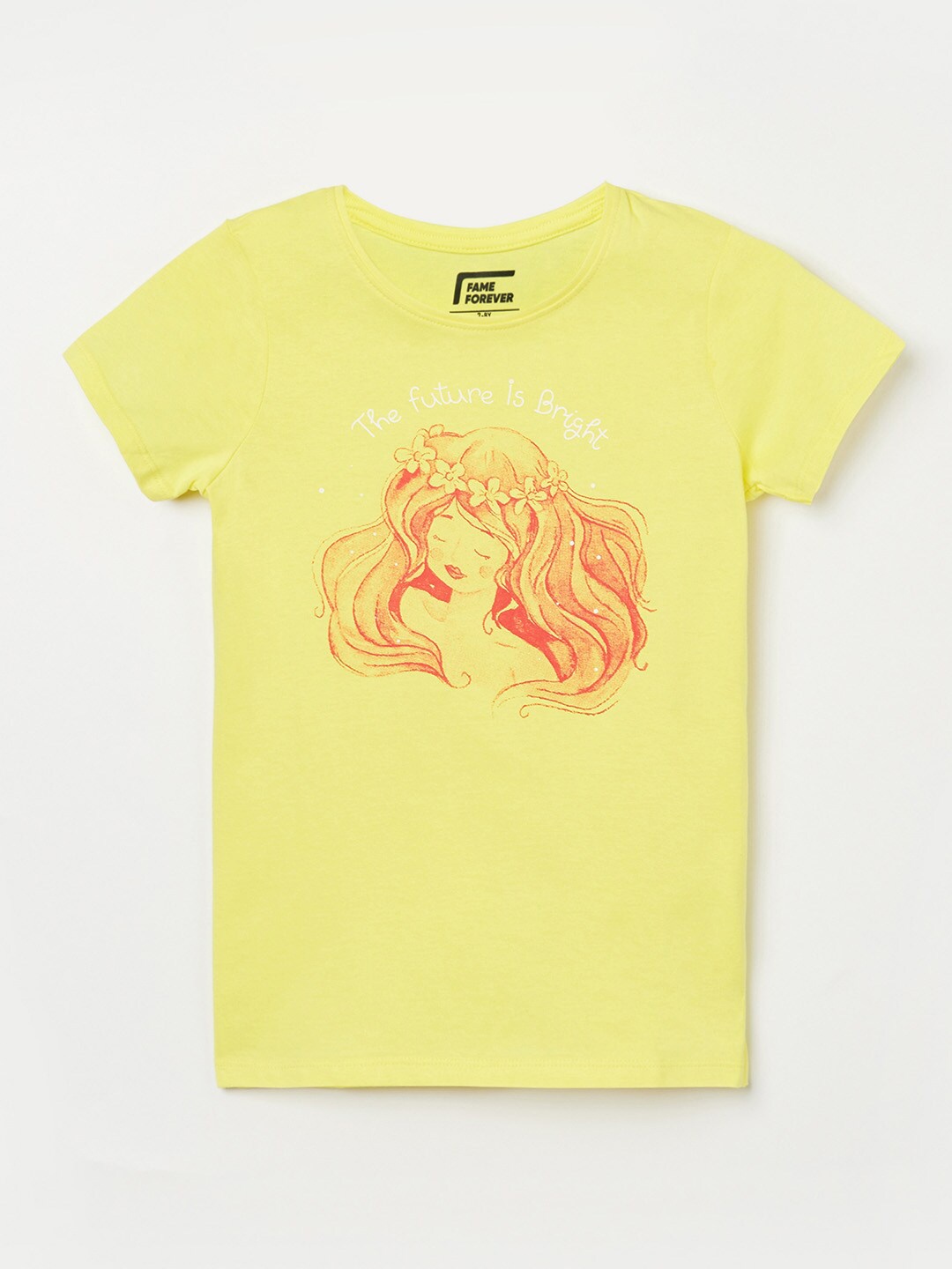 

Fame Forever by Lifestyle Girls Yellow Print Tshirt