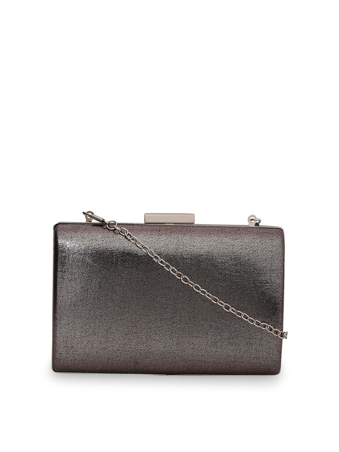 

Forever Glam by Pantaloons Grey Embellished Box Clutch