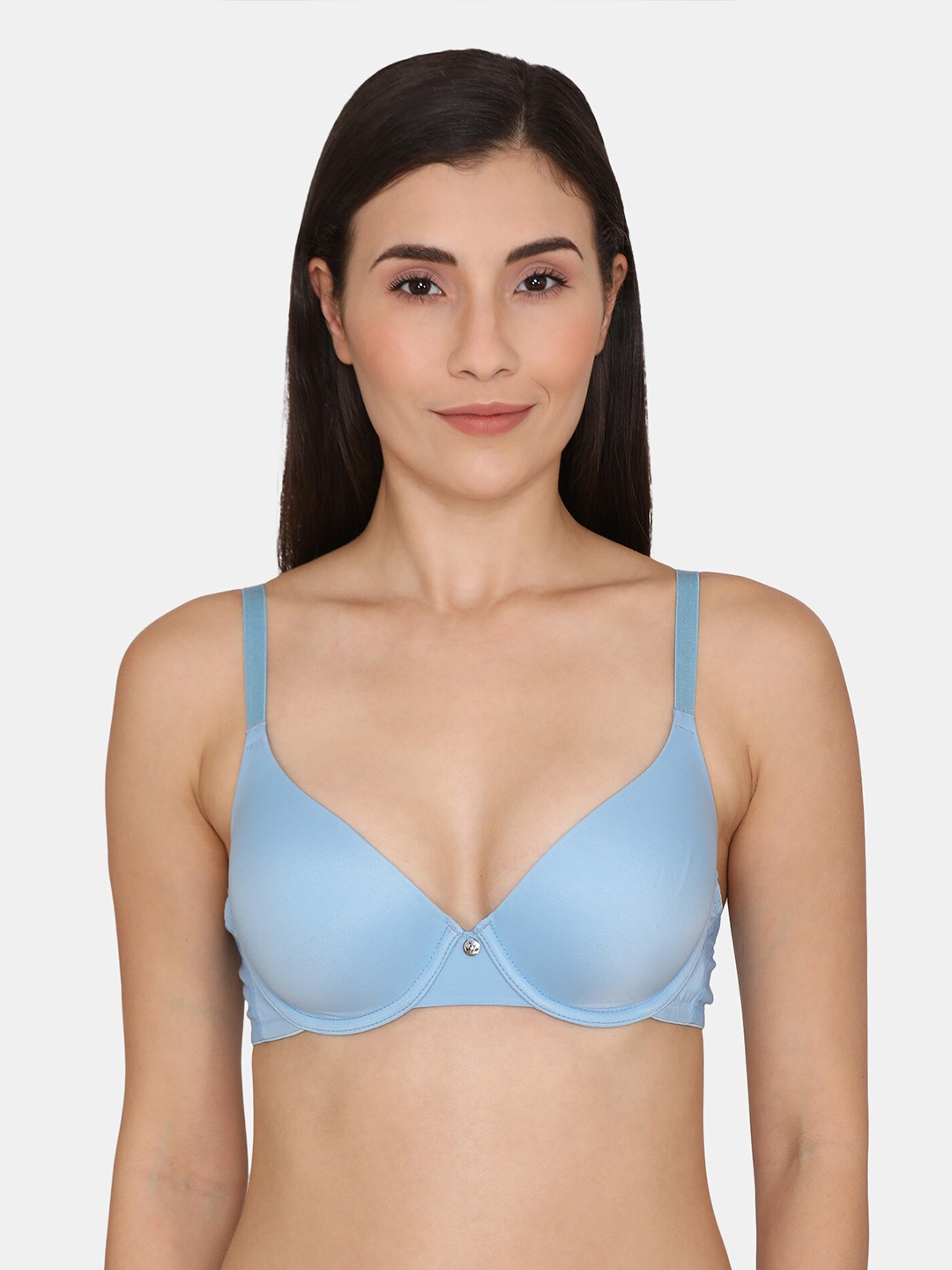 

Zivame Blue Underwired Lightly Padded Bra ZI10VQFASH0BLUE