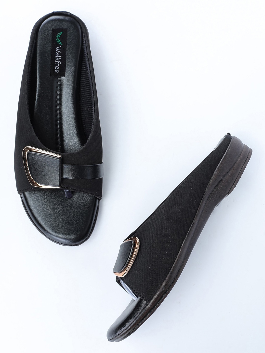 

Walkfree Black Comfort Sandals