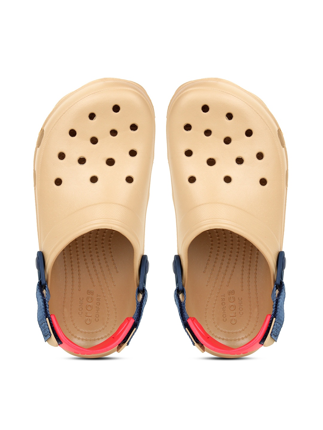 

Crocs Unisex Tan & Orange Solid Croslite Clogs