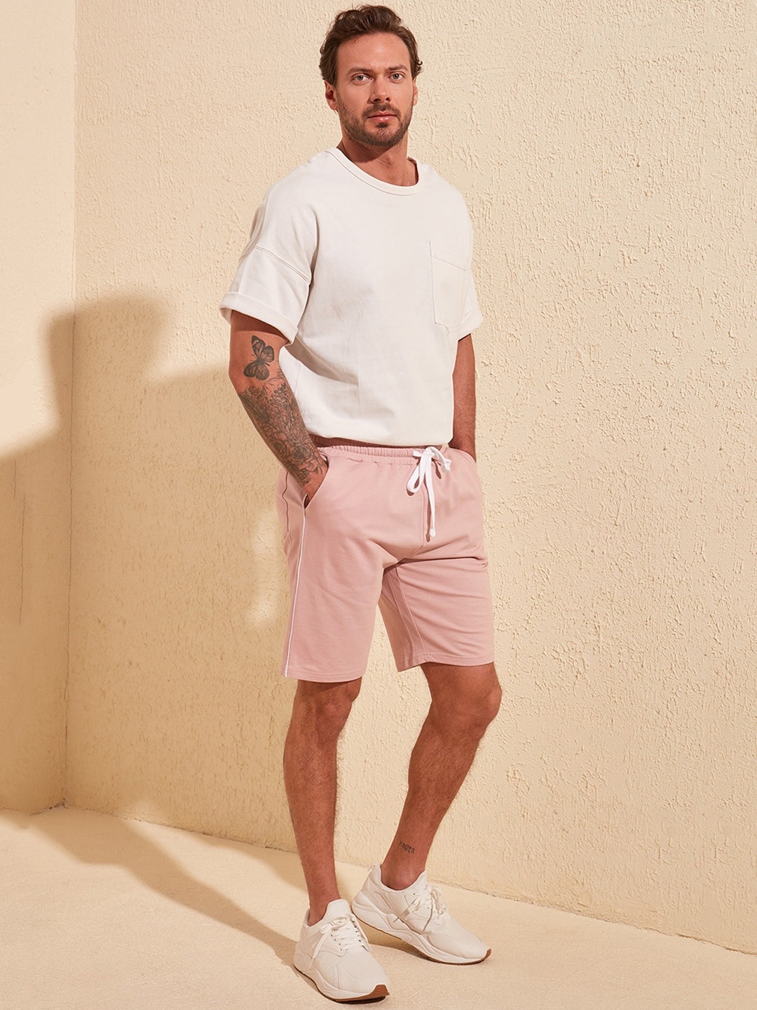 

Trendyol Men Pink Cotton Shorts