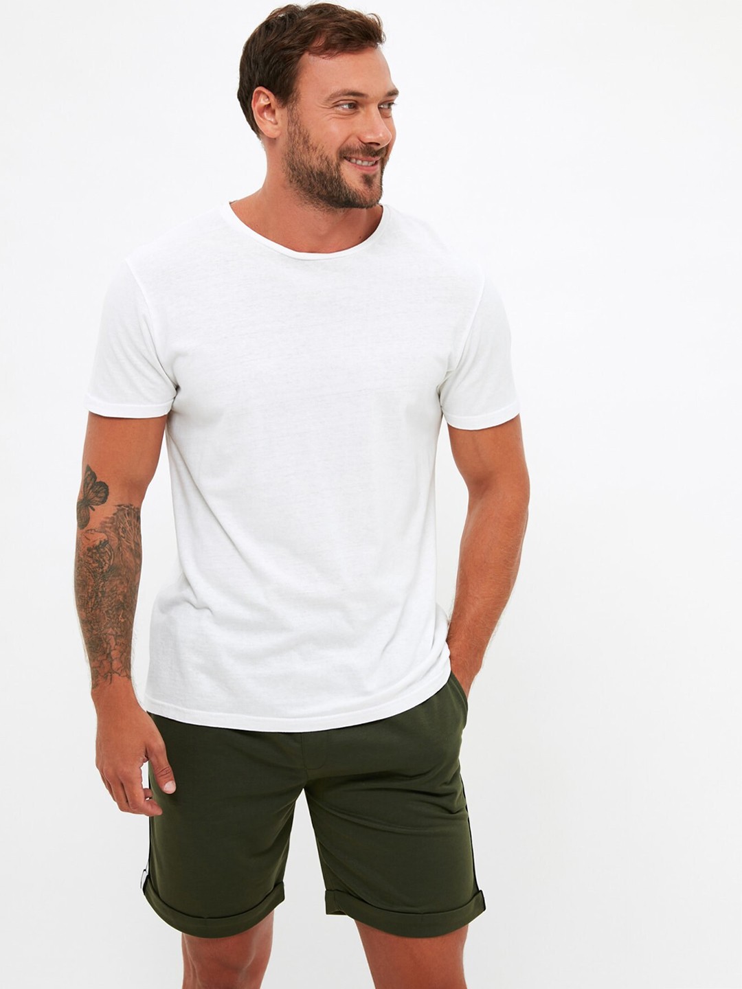 

Trendyol Men Khaki Shorts