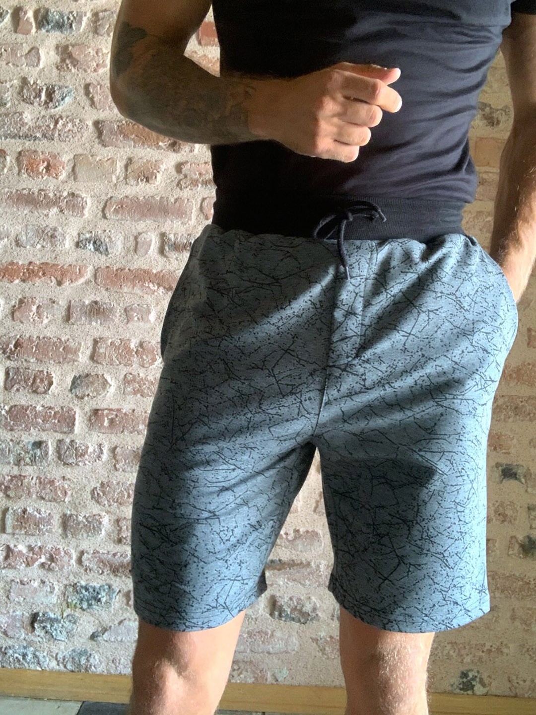 

Trendyol Men Grey Slim Fit Shorts