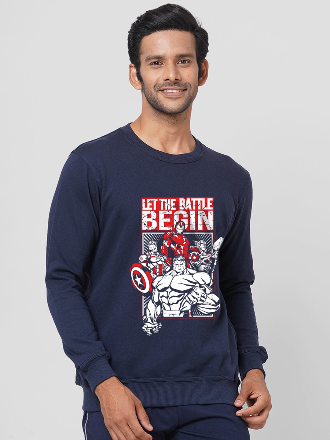 

Wear Your Opinion Men Blue Sweatshirt