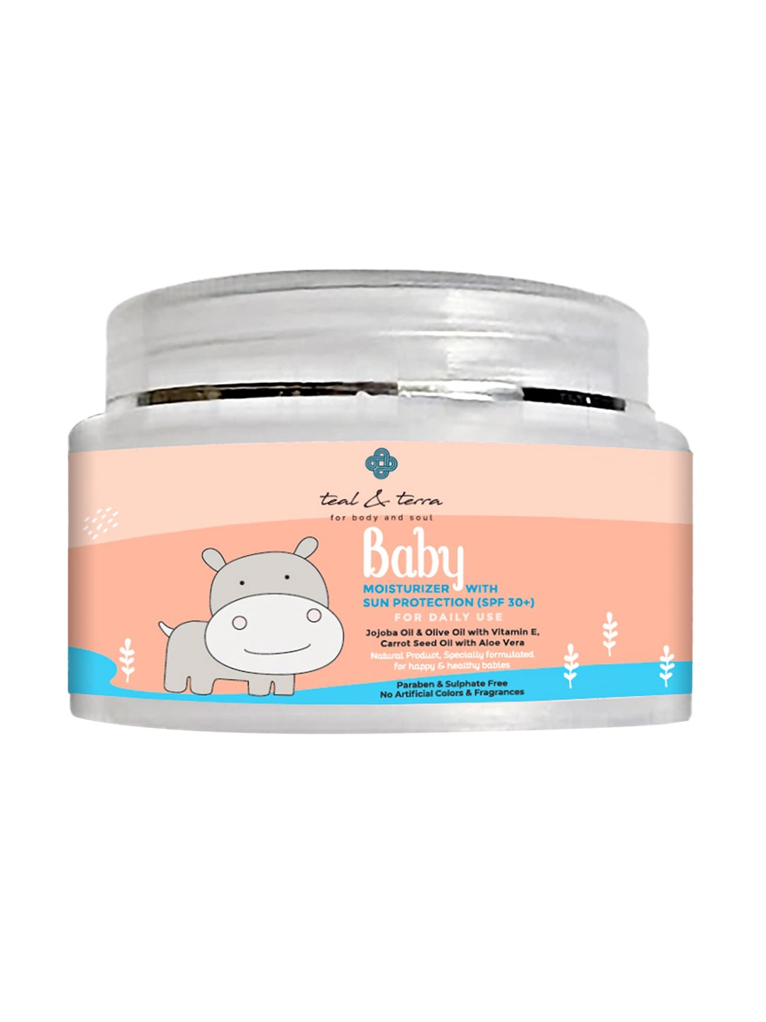 

teal & terra Transparent Baby Moisturiser With Sun Protection SPF 30+
