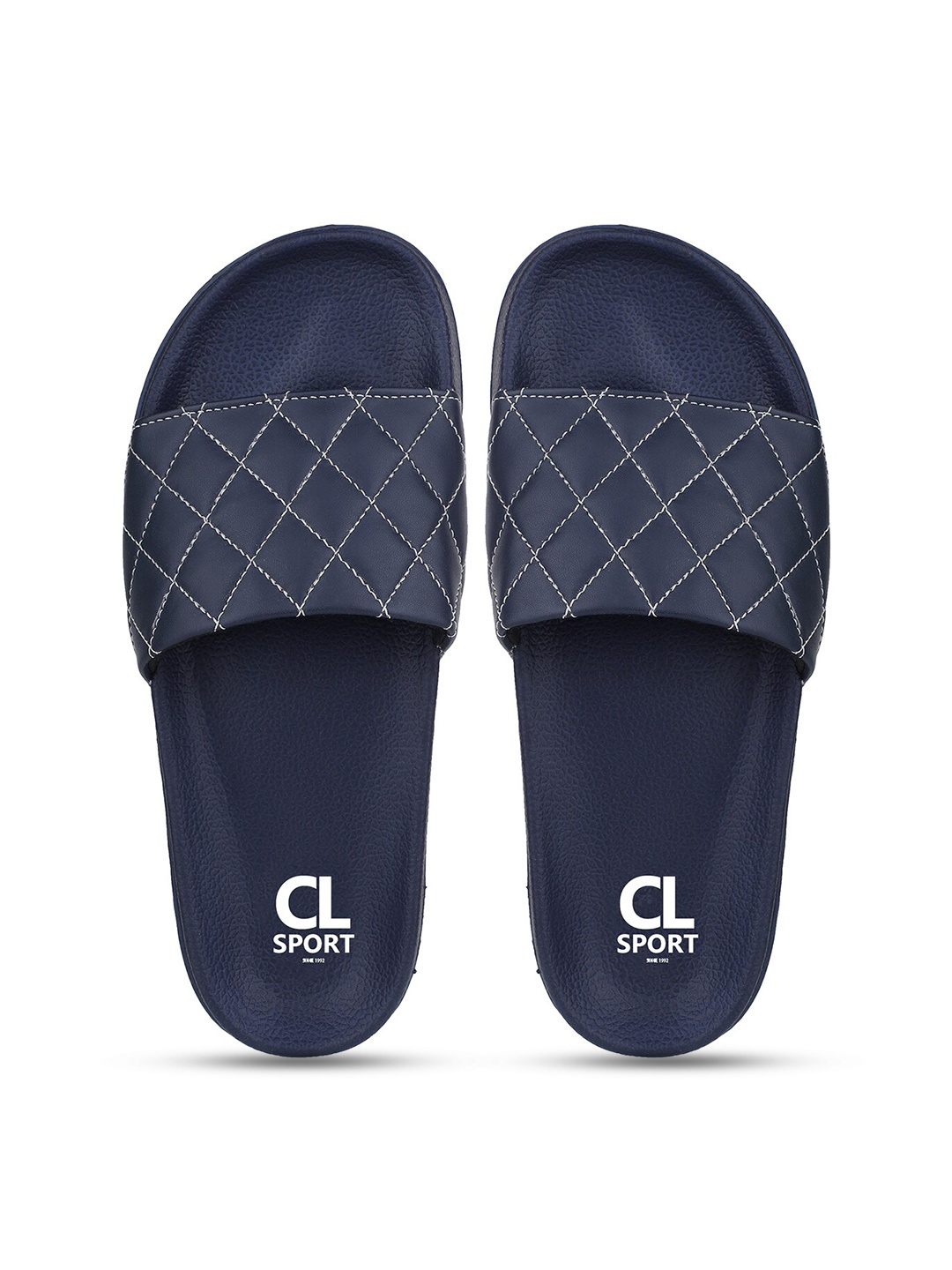 

Carlton London sports Women Navy Blue Printed Sliders