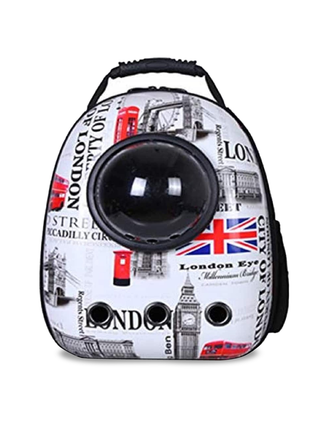 

Emily pets Black & White Breathable Pet Capsule Carrier Travel Bag