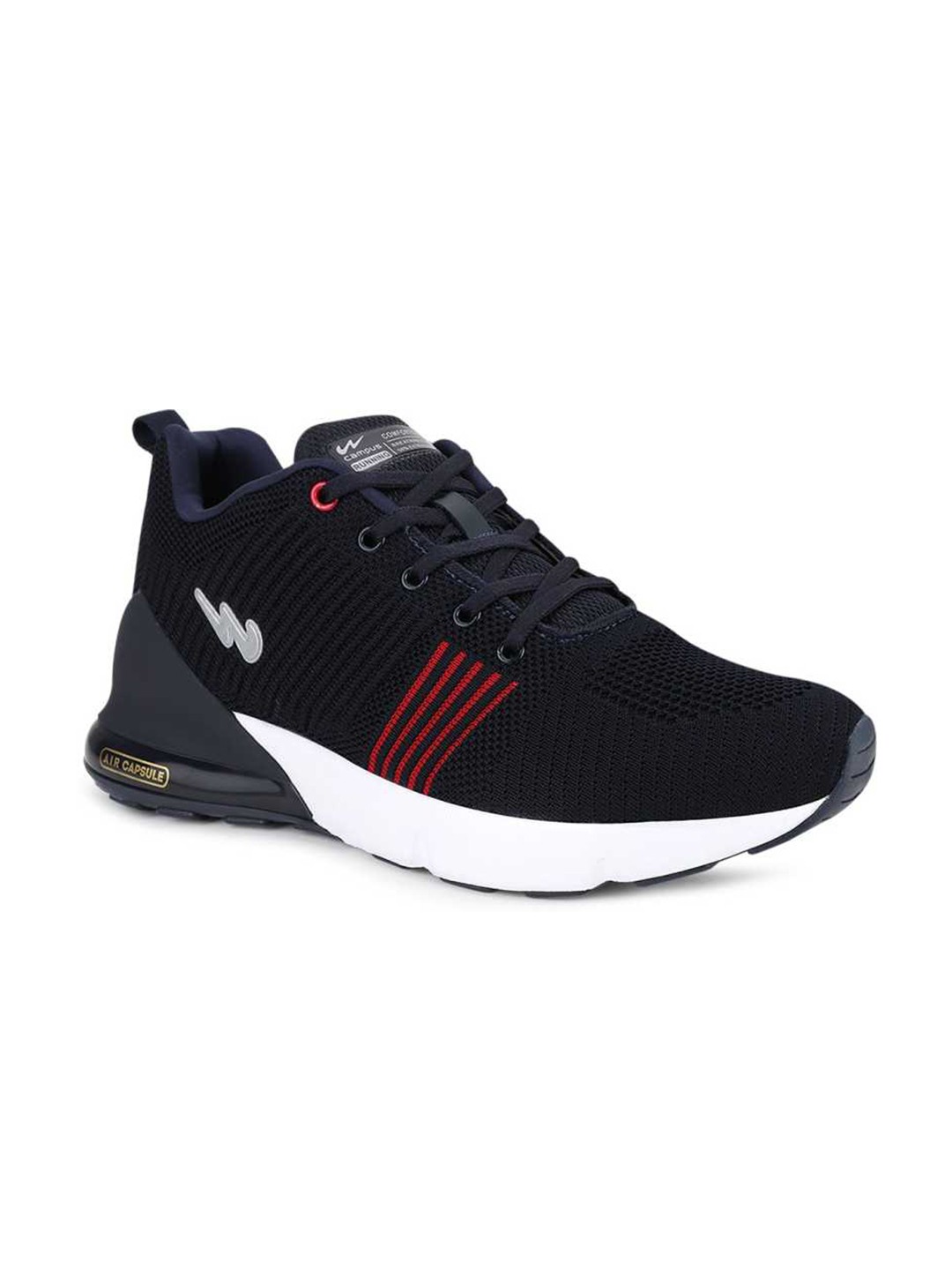 

Campus Men Navy Blue Mesh Running Shoes