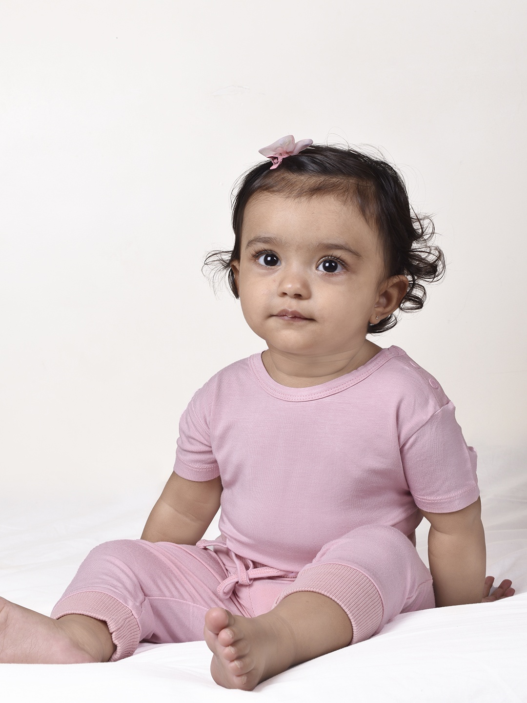 

Softsens Girls Pink Top with Trousers