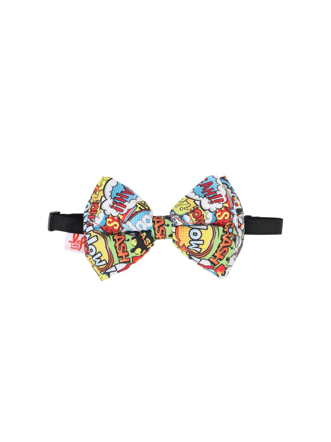 

LANA PAWS Multicolour Printed Dog Bow Tie, Red