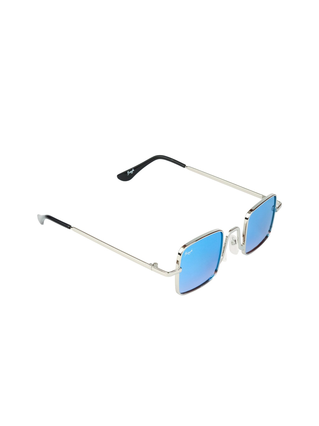 

Floyd Unisex Mirrored Lens & Silver-Toned Square Sunglasses M73_Sil-Ice-Blue