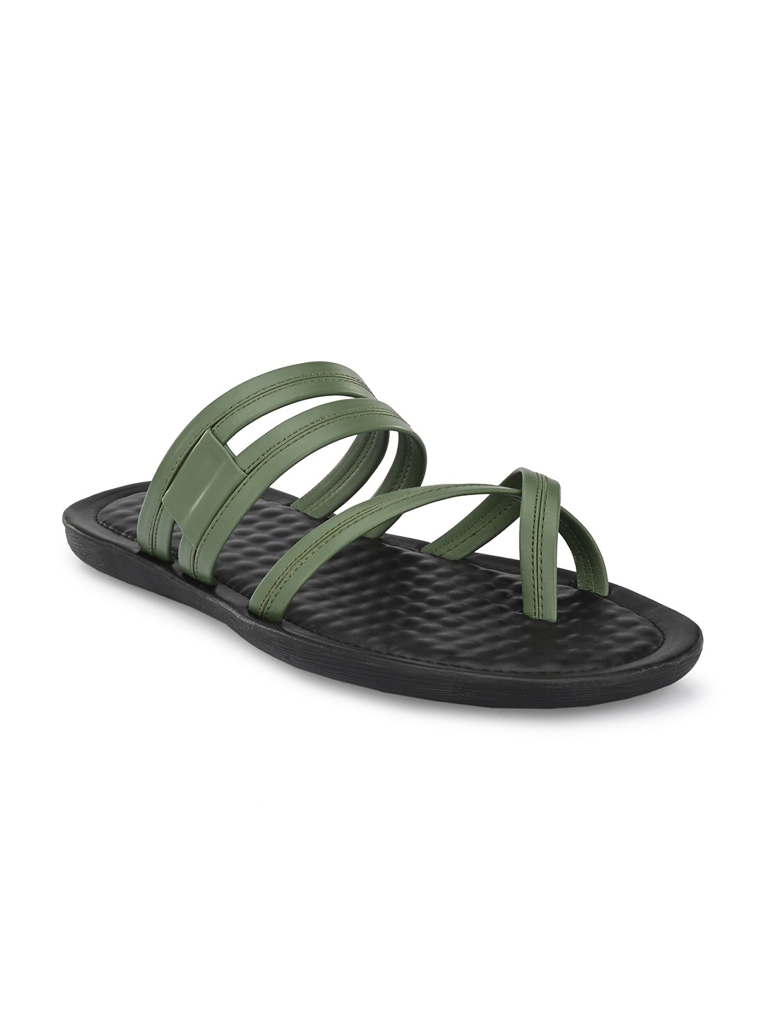 

BUCIK Men Olive Green Slip-On