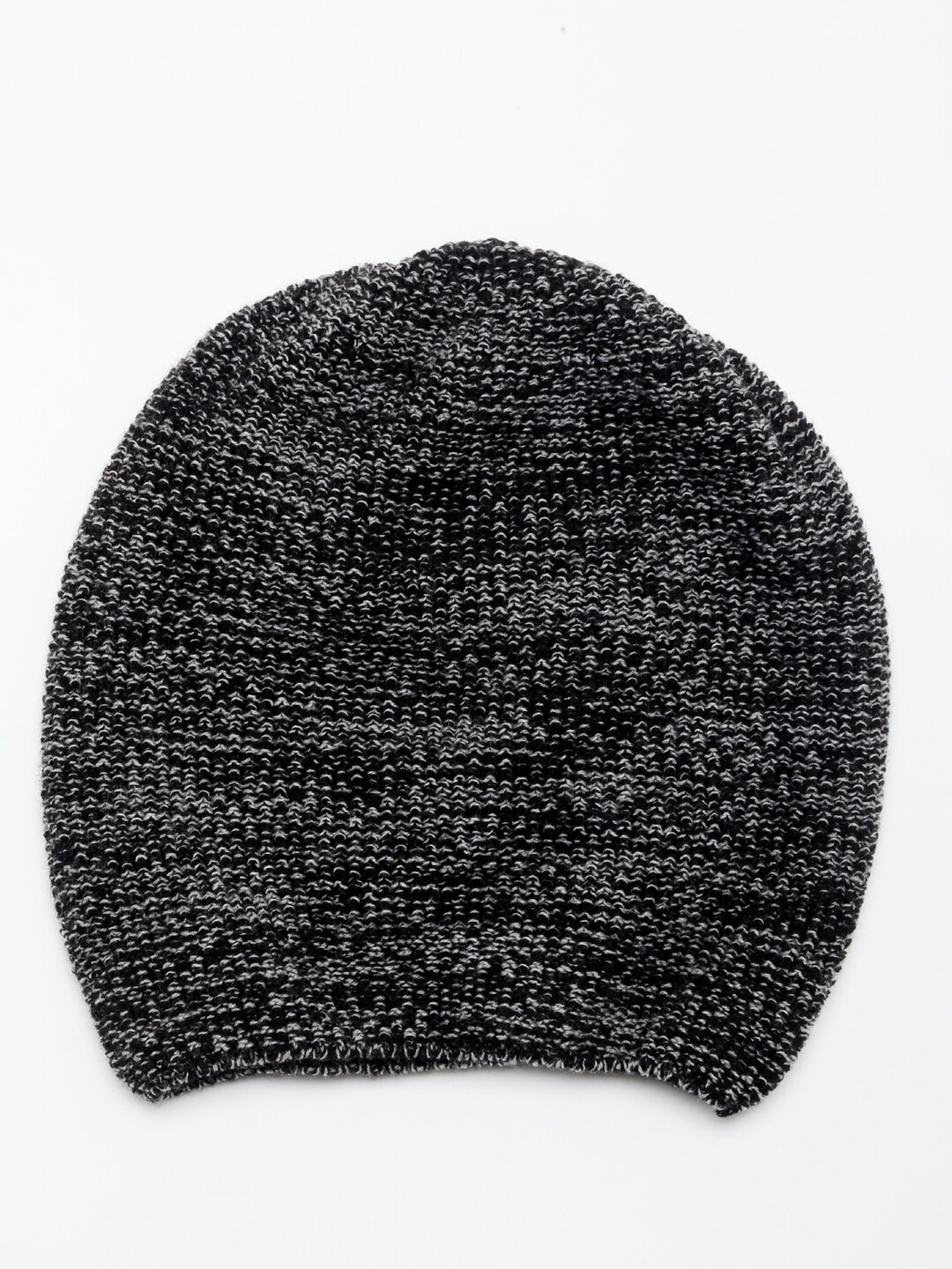 

Bharatasya Men Black Heathered Beanie