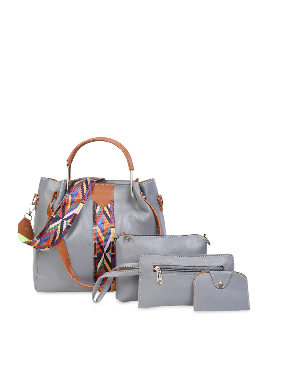 

FARGO Set of 4 Grey Handbags