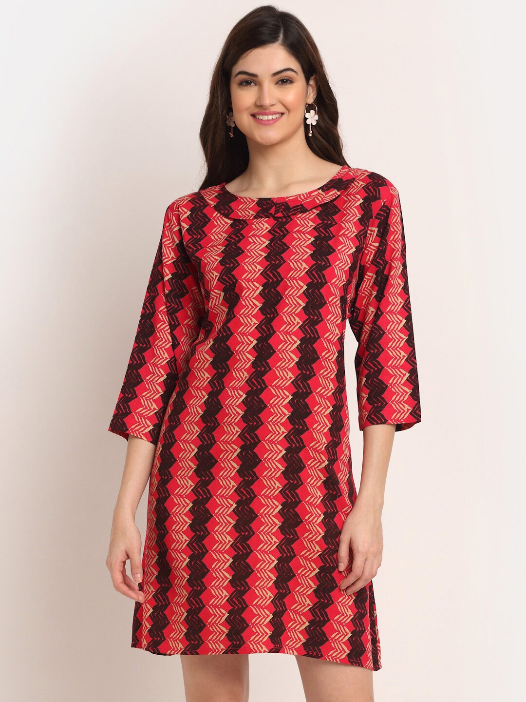 

Aawari Pink A-Line Dress