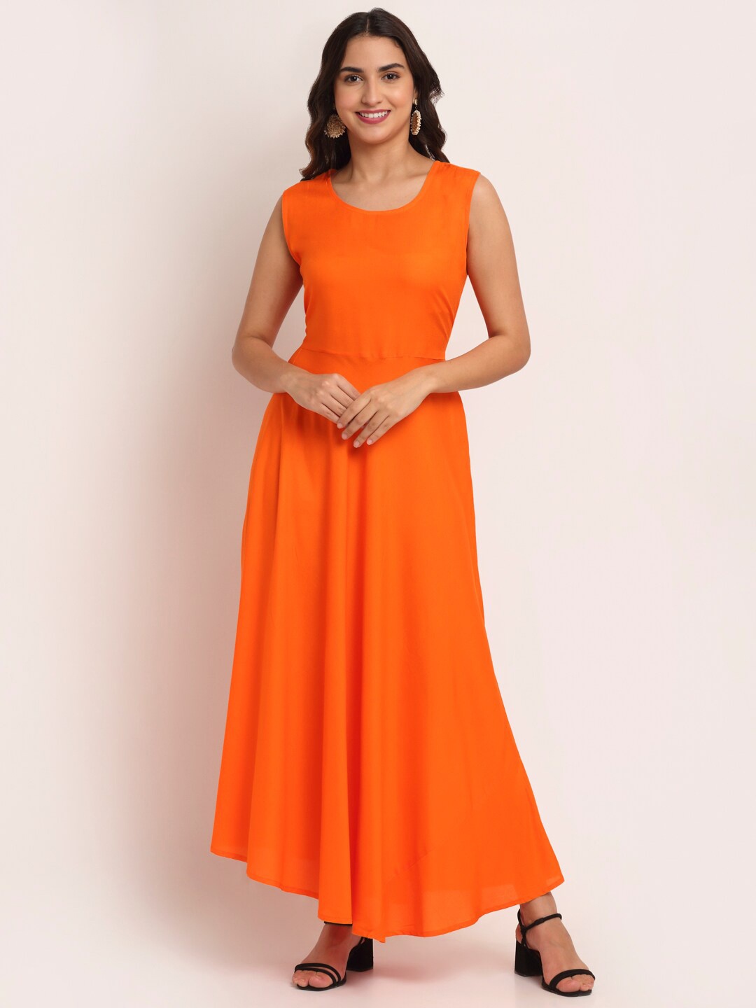

Aawari Orange Maxi Dress